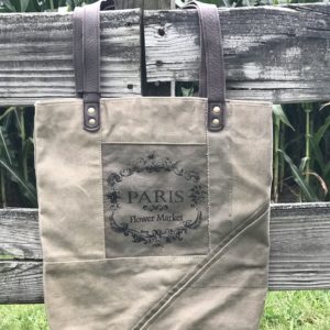 Paris Flower Market Vintage Addiction Tote