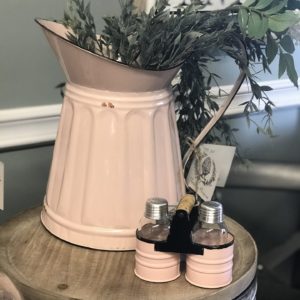 Pink Salt & Pepper Caddy