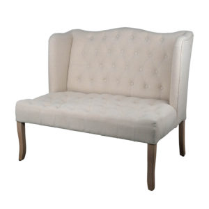 Tufted Back Love Seat