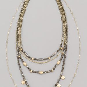 Multi Layer Stone Pendant