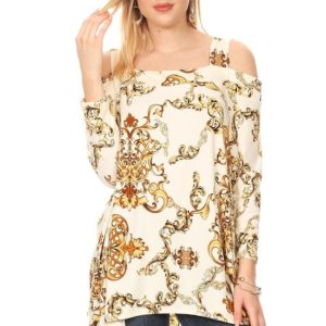 Asymmetric Ivory Tunic Top