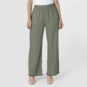 Runaway Linen Fringe Olive Bottom