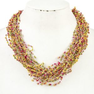 Multi Mix Bead Necklace