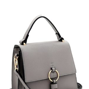 Medium Flap Adjustable Strap Satchel