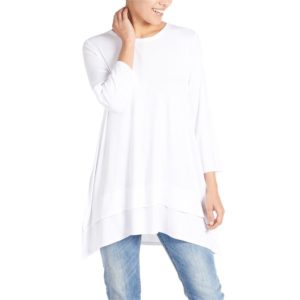Double Layer White Tunic
