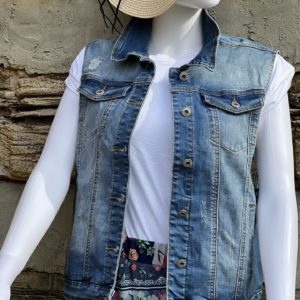 Medium Denim Jean Vest