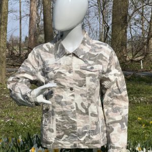 OMG Super Stretch Printed Jean Jacket