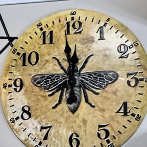 Metal Bee Clock