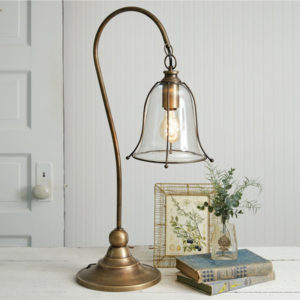 Gooseneck Brass Finish Lamp