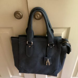 Steel Gray Handbag