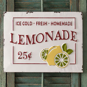 Lemonade Wall Sign