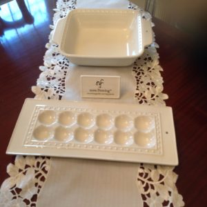 Nora Fleming Retired Egg Platter