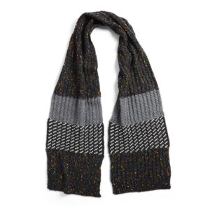 Coco + Carmen Black/White Lumi Scarf
