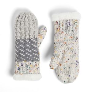 Coco + Carmen Lumi Grey/Multi Mittens