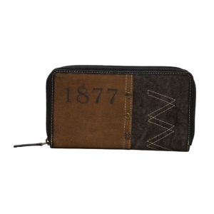 Zipper Brown Wallet