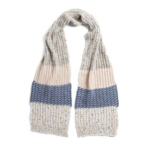 Coco + Carmen Blush / Navy Lumi Scarf