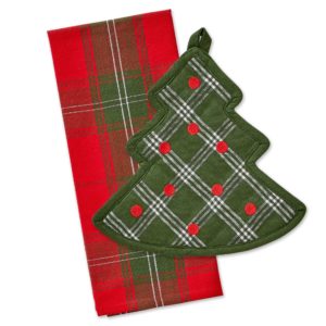 Oh Christmas Tree Potholder Set
